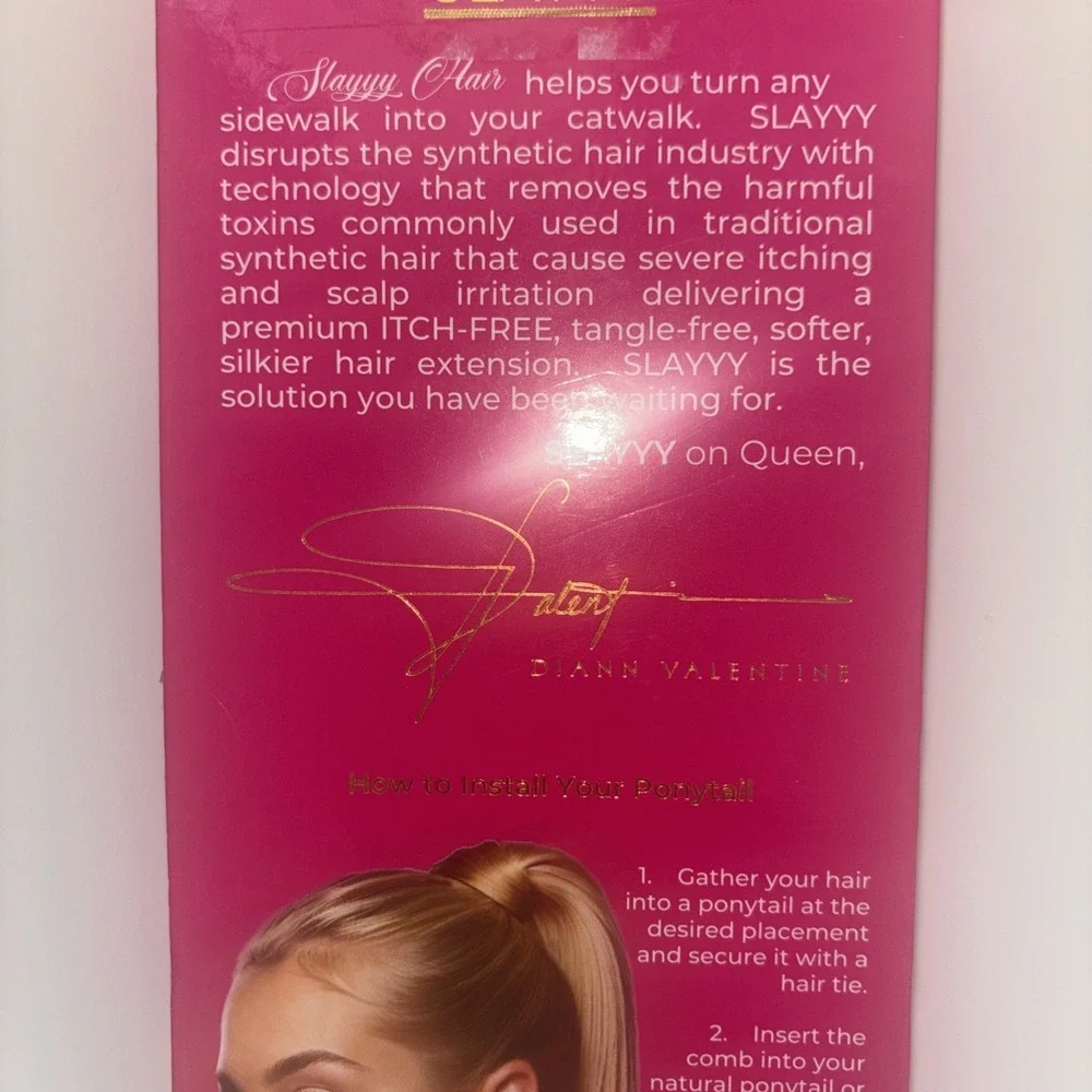 SLAYYY Drawstring Ponytail 18